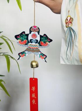 潍坊传统非遗迷你纸鸢风铃风筝挂件节日装饰装扮古风网红拍摄道具
