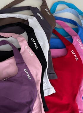 DFYNE跨境热卖方领瑜伽背心弹力透气运动瑜伽健身女