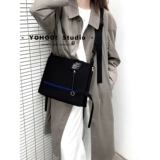 Брендовая универсальная японская нейлоновая сумка через плечо, шоппер, тканевый мешок, школьный рюкзак