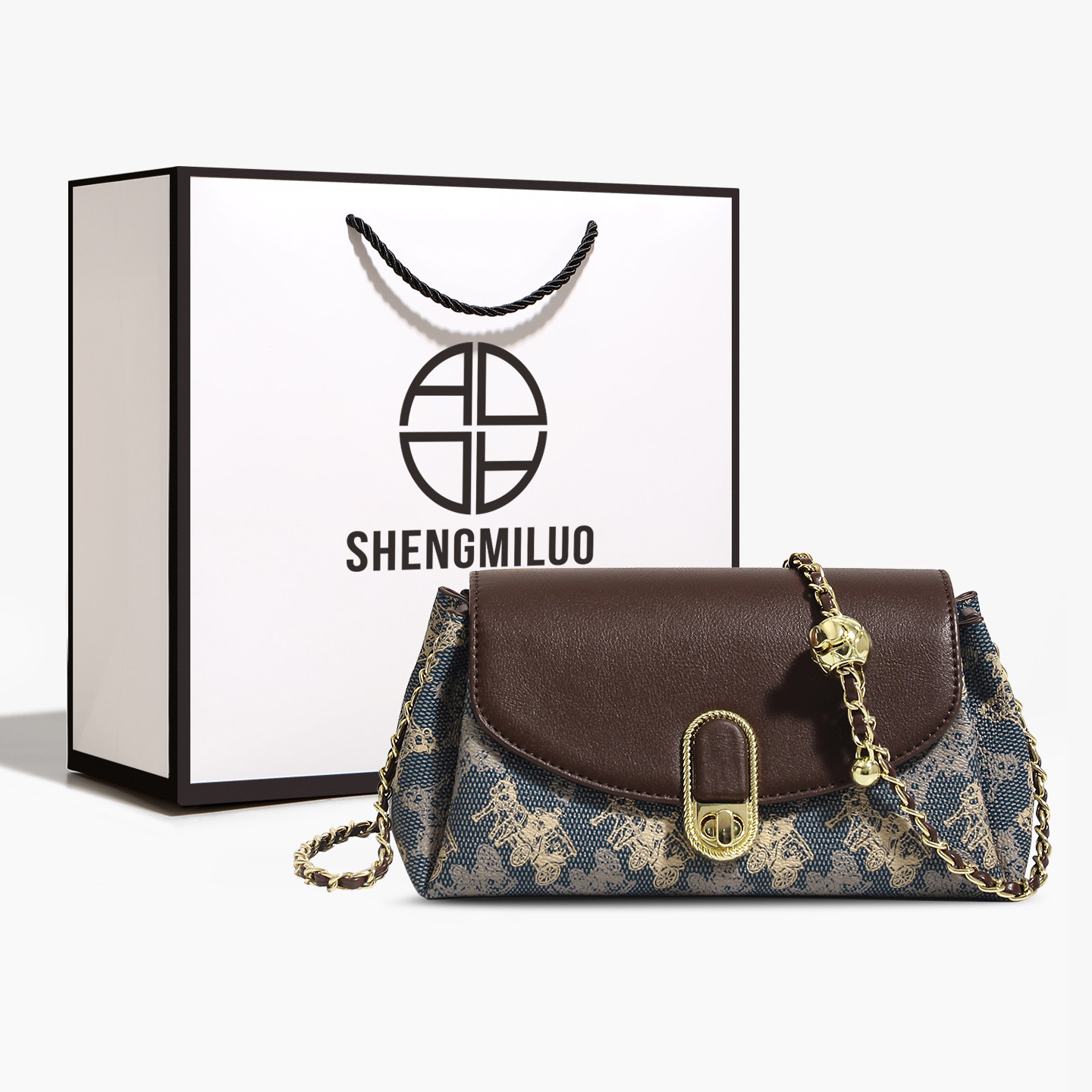 香港品牌复古轻奢链条斜挎包包女2026新款质感小众时尚百搭单肩包,箱包皮具/热销女包/男包,通用款女包,淘宝优惠券,粉丝福利购,淘宝优惠卷