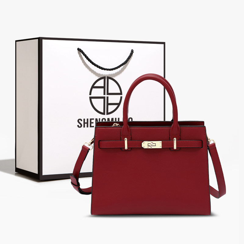 圣米洛红色新娘结婚包包2026新款潮女士手提包婚包高级感妈妈包,箱包皮具/热销女包/男包,通用款女包,淘宝优惠券,粉丝福利购,淘宝优惠卷