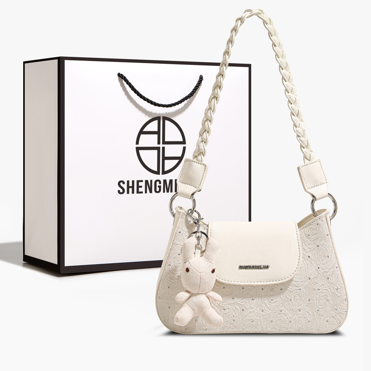 香港品牌轻奢小众包包女2026新款时尚百搭斜挎包质感单肩腋下包,箱包皮具/热销女包/男包,腋下包,淘宝优惠券,粉丝福利购,淘宝优惠卷