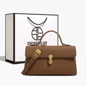 圣米洛精致包包女士2026新款妈妈手提包轻奢复古单肩包百搭斜挎包