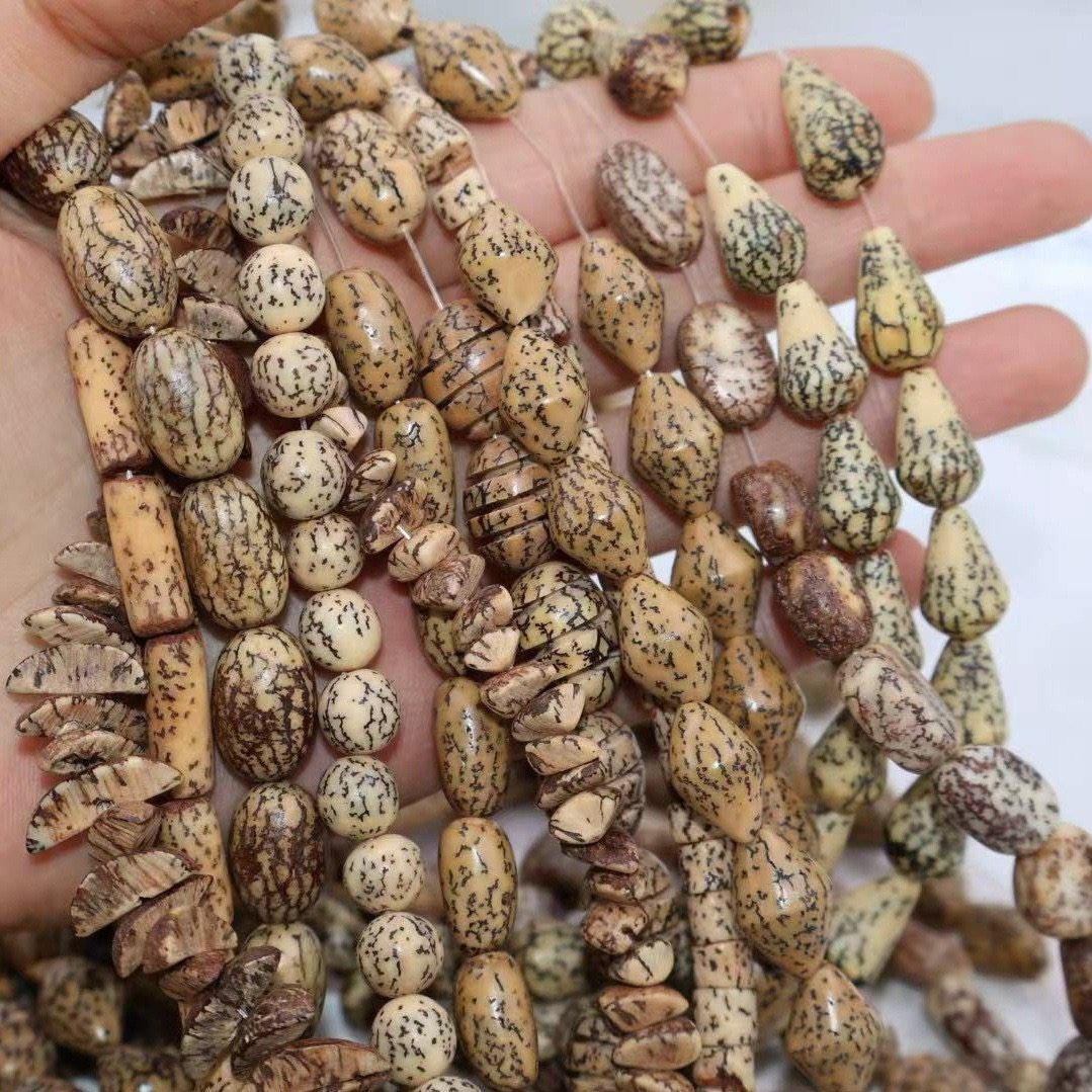 守源 天然蜜瓜菩提异形珠diy手串箱包挂件配饰佛珠文玩配件批发材