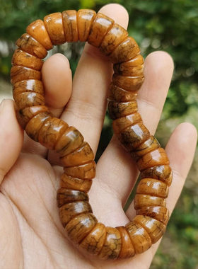 新款回流大肠牛骨驼骨个性手串手持DIY饰品配饰吊坠复古男女盘玩