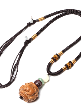 属牛本命年巳酉丑桃木钥匙扣吊坠