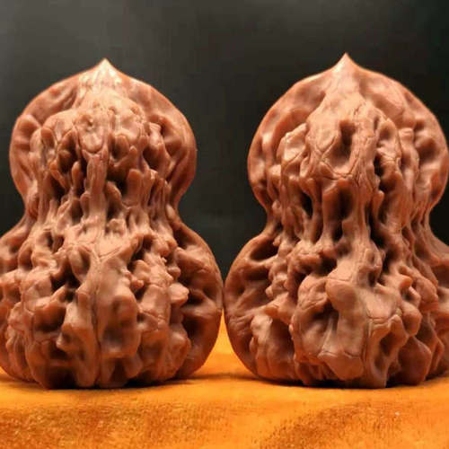 精配原皮盘山手捻野外生麻核桃