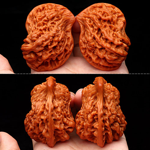 福瑞堂文玩核桃高抛小鸟一对