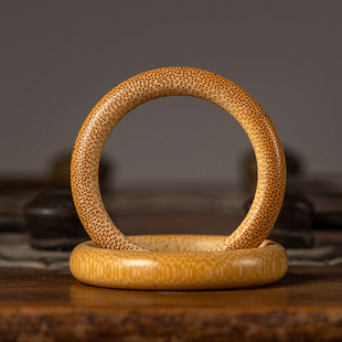 花满鱼籽纹竹圈环文玩配饰文玩把件鸟笼绣眼挂圈手机钥匙扣链挂件