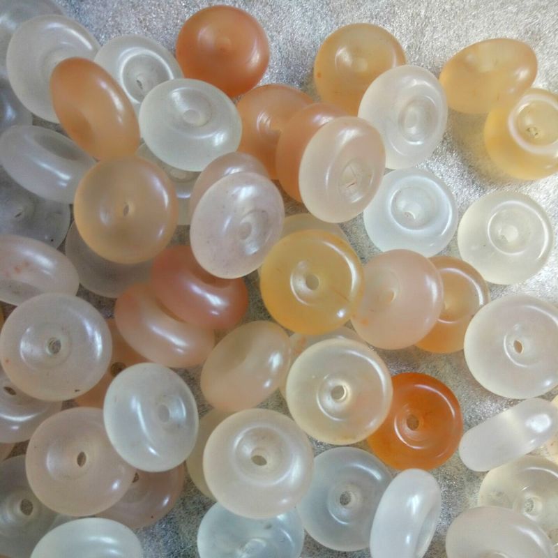 diy天然金丝玉手链耳饰小吊坠