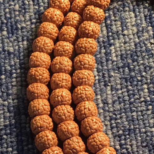 藏式龙鳞纹小金刚菩提108颗手串