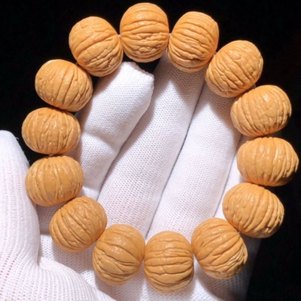 包浆玉化18mm猴头王者南瓜矮桩型土豪纹路飞碟桩型白菜价手串手持