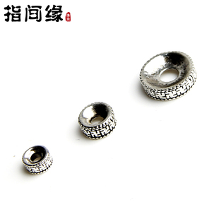 DIY手工饰品材料隔珠藏银配件万字福片隔片珠子垫片手串佛珠配饰