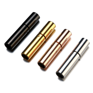 抖音同款用头发编的手链扣做手链米粒扣项链配件皮绳扣手链扣DIY