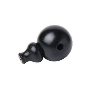 DIY手串佛珠配饰配件乌木黑檀三通佛头佛塔木料圆珠108颗手链配珠