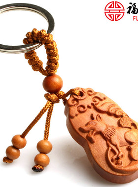 属虎相随2021年吉祥物生肖吊坠