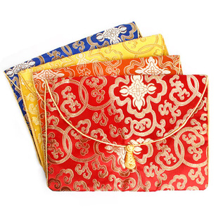 抄经书袋经文袋大号佛经包装袋包经布首饰礼品佛珠手串袋