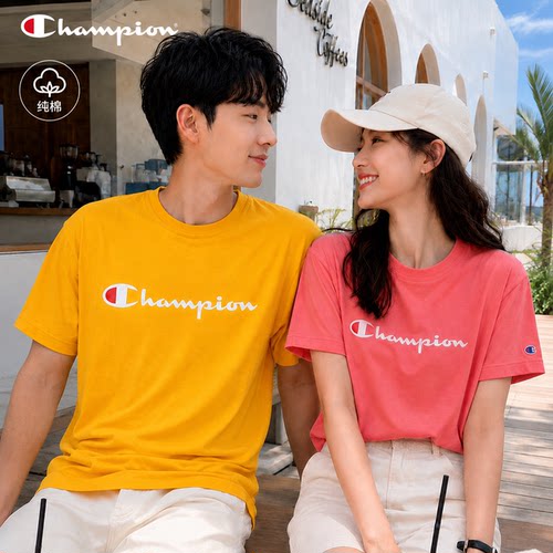 CHAMPION纯棉薄T恤短袖假一赔万