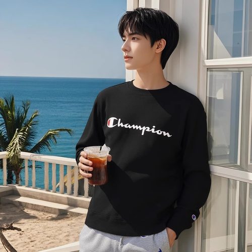 清仓假一罚十正品冠军圆领卫衣