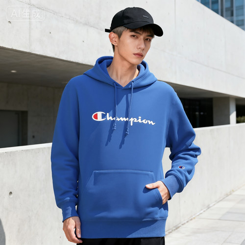 特价清仓冠军纯棉春秋连帽卫衣