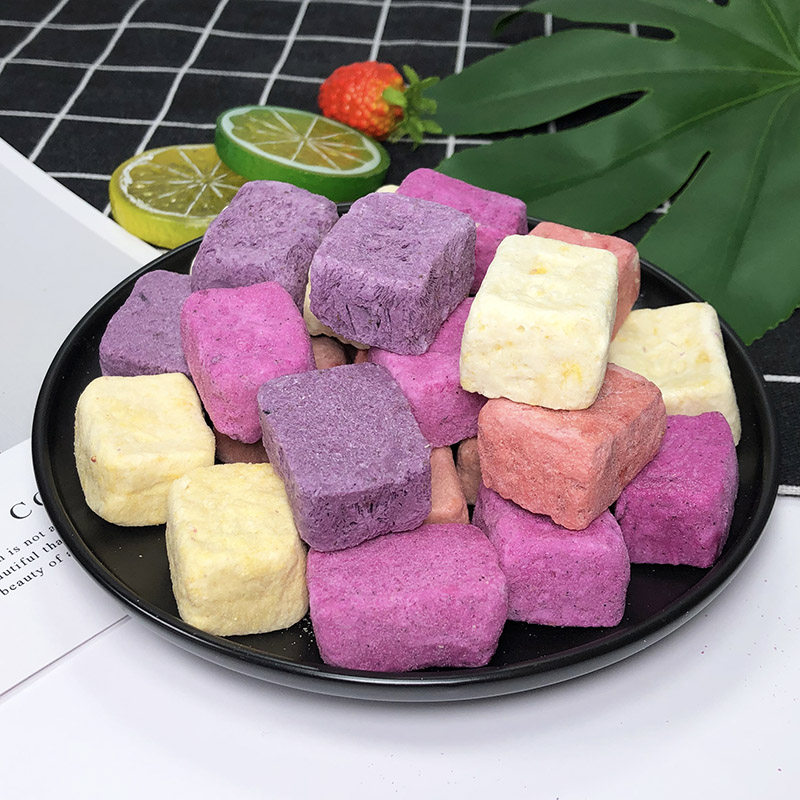 500g火龙果种口味即食冻干酸奶块
