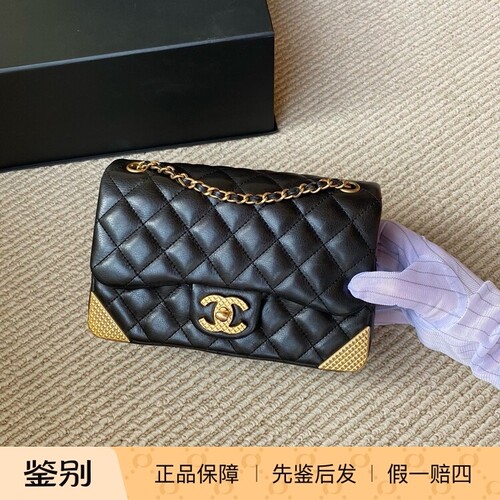 CF小号黑金宫廷款单肩斜挎包