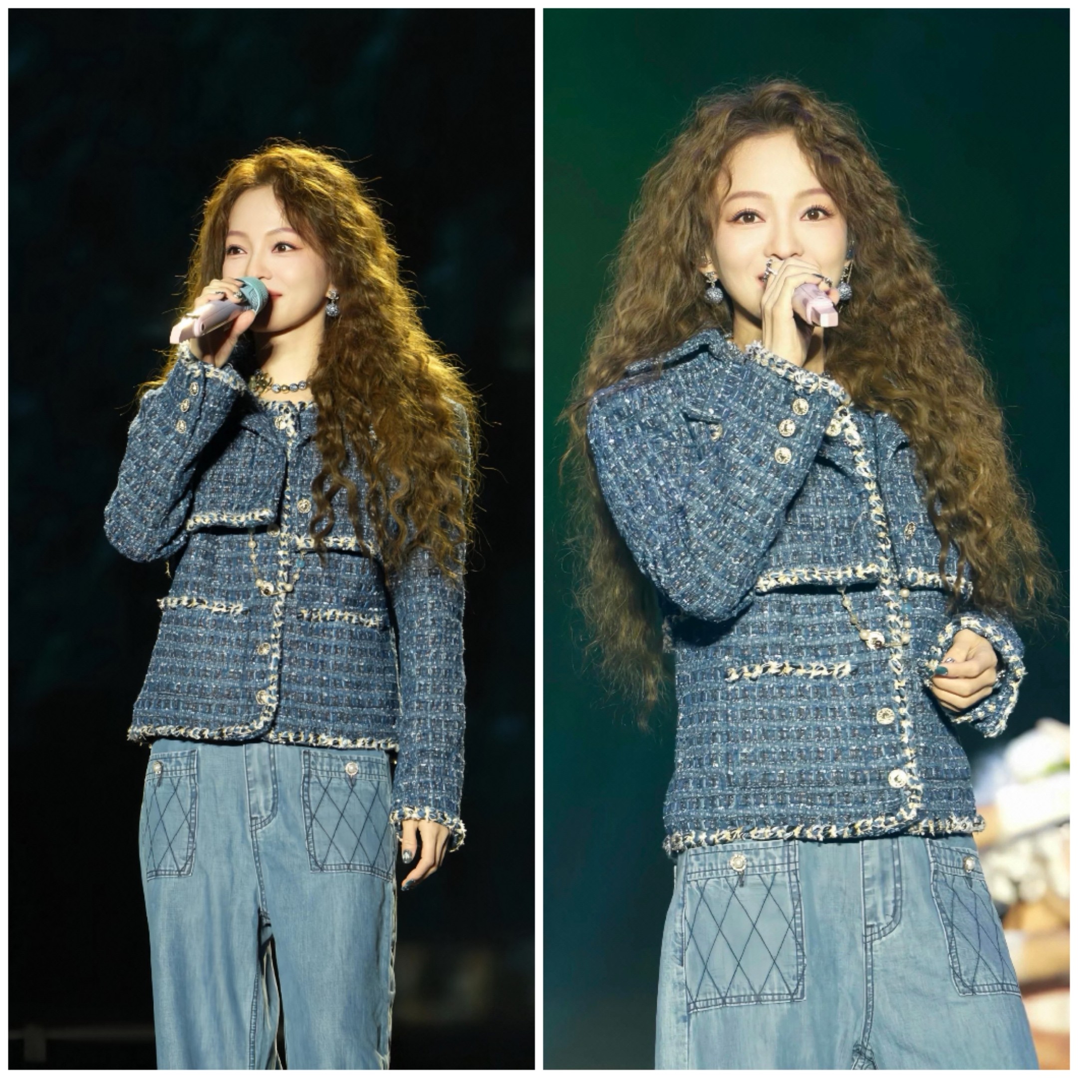 张韶涵同款小香风外套