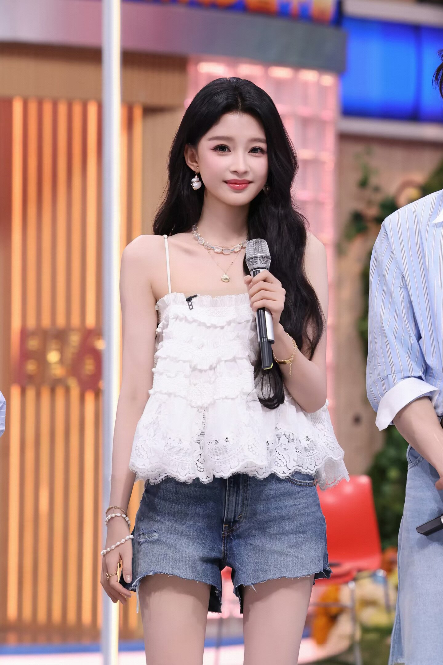孙怡同款2026年夏季新款蕾丝衬衫女宽松显瘦百搭吊带辣妹上衣女