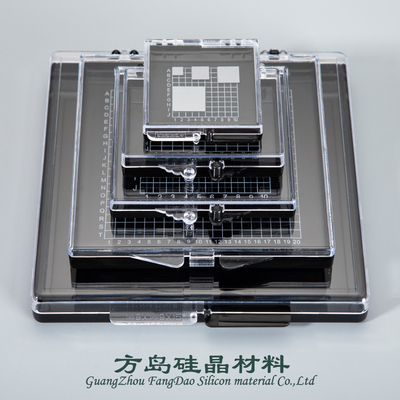 实验室自吸附盒 自粘盒 芯片盒 晶片盒子硅片盒 元器件样品收纳盒