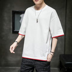 2021 summer oversized men's cotton bulky T-shirt