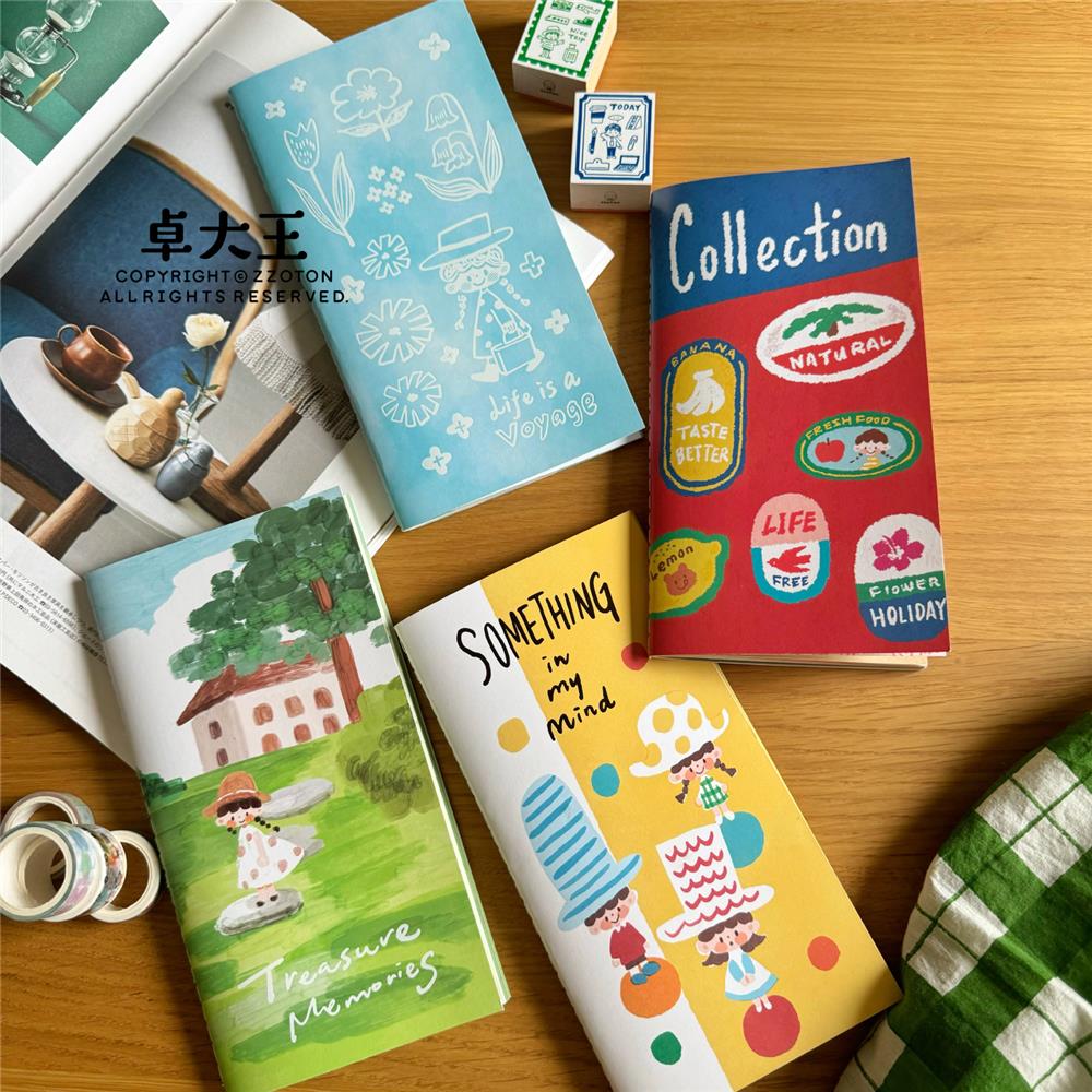 【阿卓旅行手帐本】TN内芯原创特种纸笔记本混合内页硫酸纸