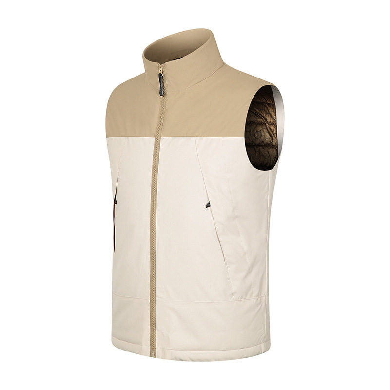 2025年秋冬季户外防风防水棉衣男马甲保暖外套女石墨烯保温定制款