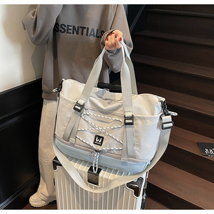 BFAG.profit小众日系休闲大容量斜挎单肩旅行包登山包干湿分离