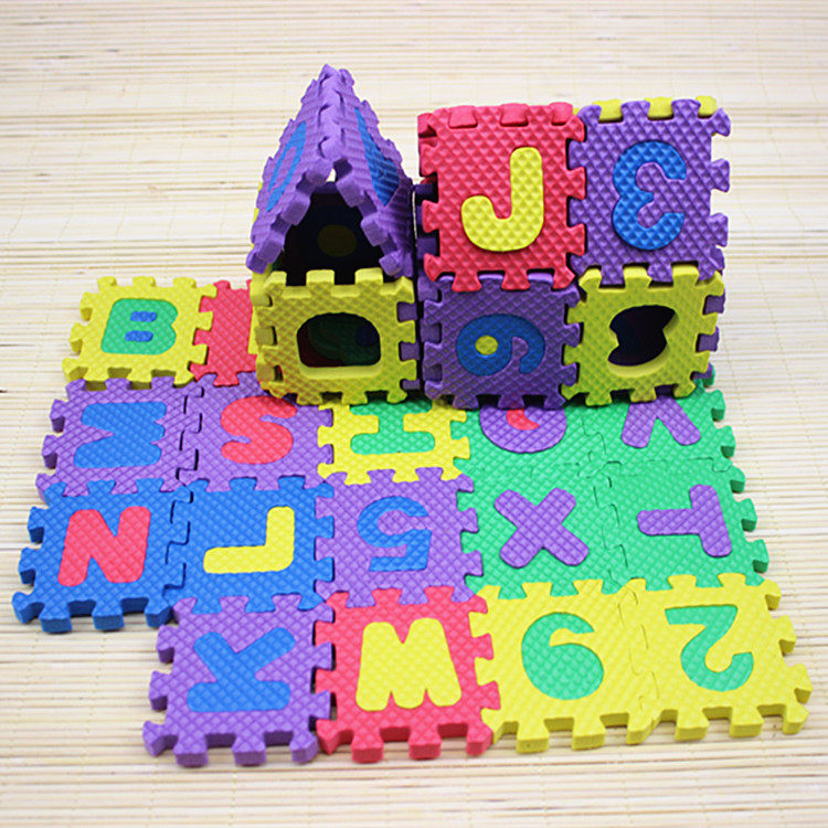 创意儿童益智力泡沫拼图地垫爬行垫小孩玩具礼品地摊货源礼物热卖