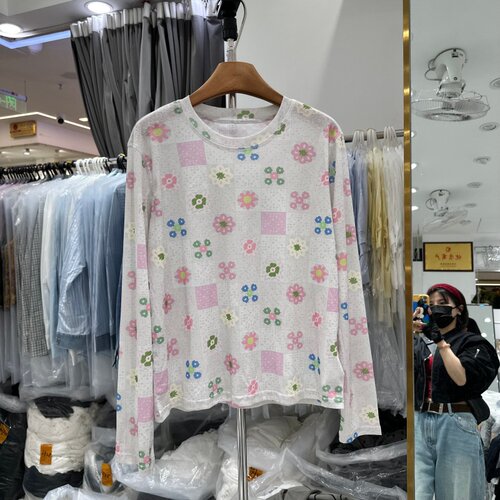 HMY31783印花长袖上衣