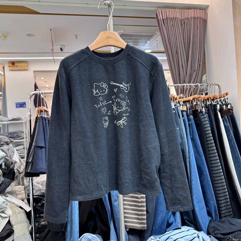 YHS壹禾色91856卡通猫T恤衫