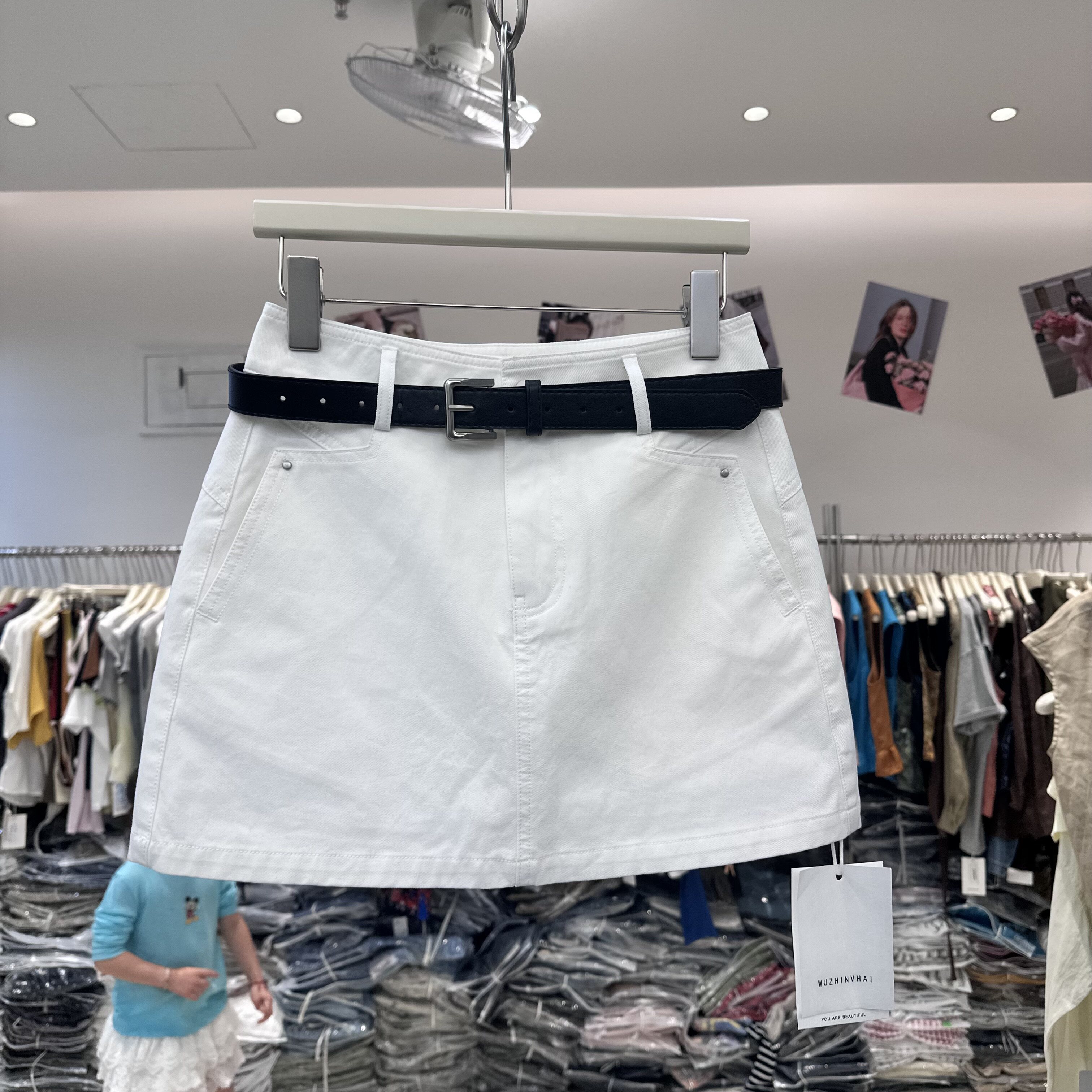 WUZHINVHAI物质女孩半身裙