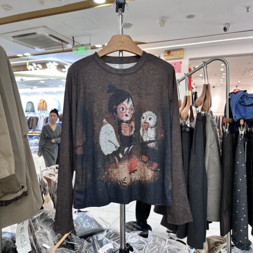 HMY32985正版印花T恤上衣潮