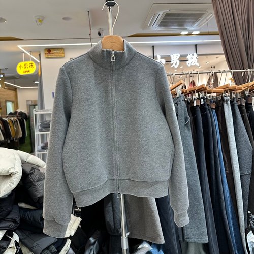 清迈QM25M523立领开衫卫衣