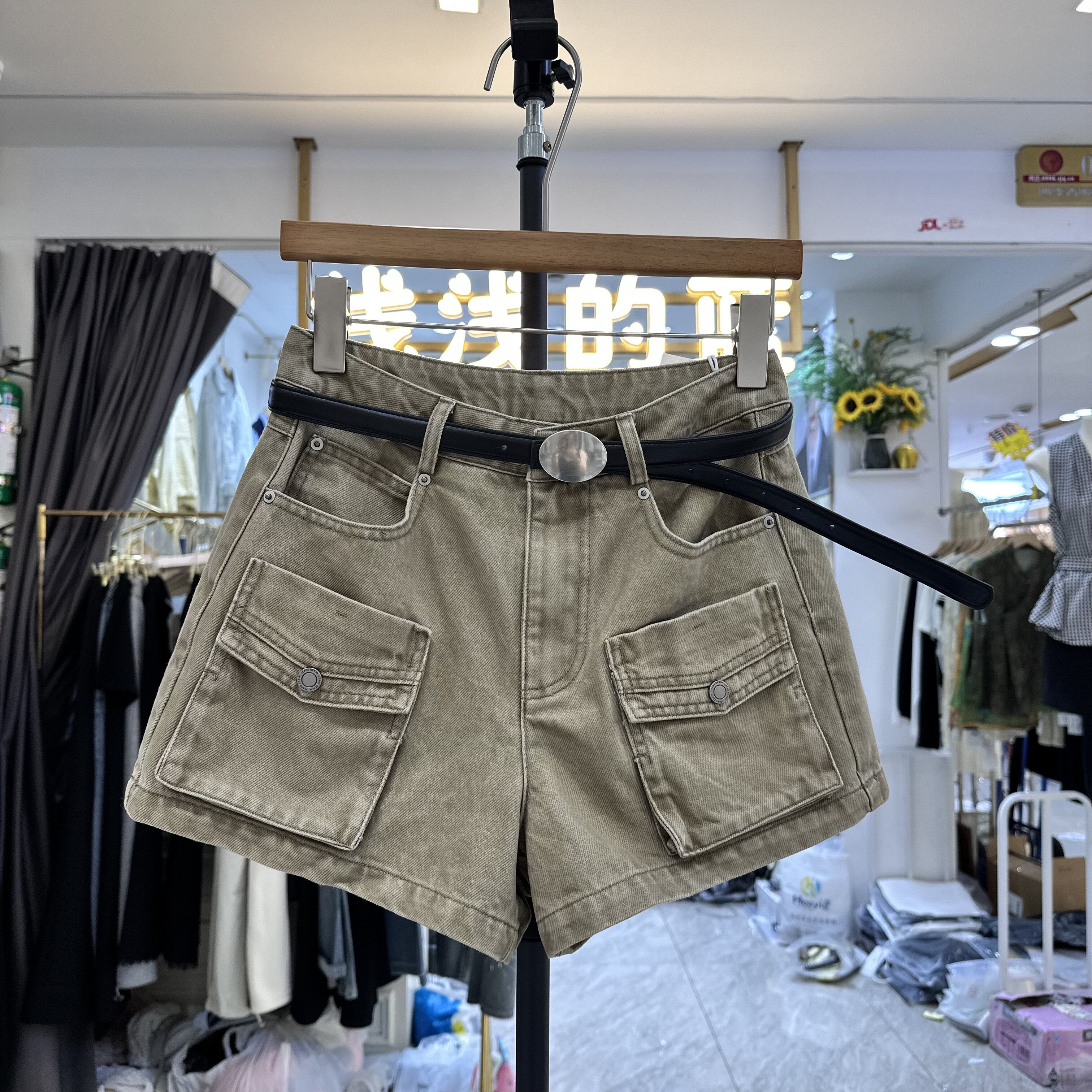 WUZHINVHA物质女孩工装裤
