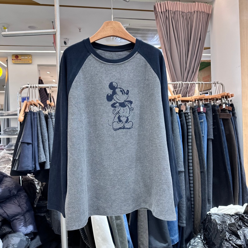 YHS壹禾色91851插肩袖T恤衫