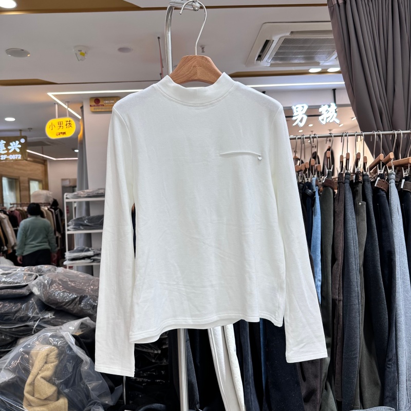 YHS壹禾色91816韩版加绒T恤衫