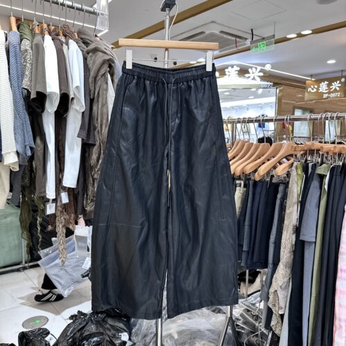 TIDING题町58070休闲裤皮裤