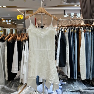 春夏季 EN9096FAl正品 新品 时尚 女 LIU 纯欲风蕾丝边内搭吊带衫 ZHI