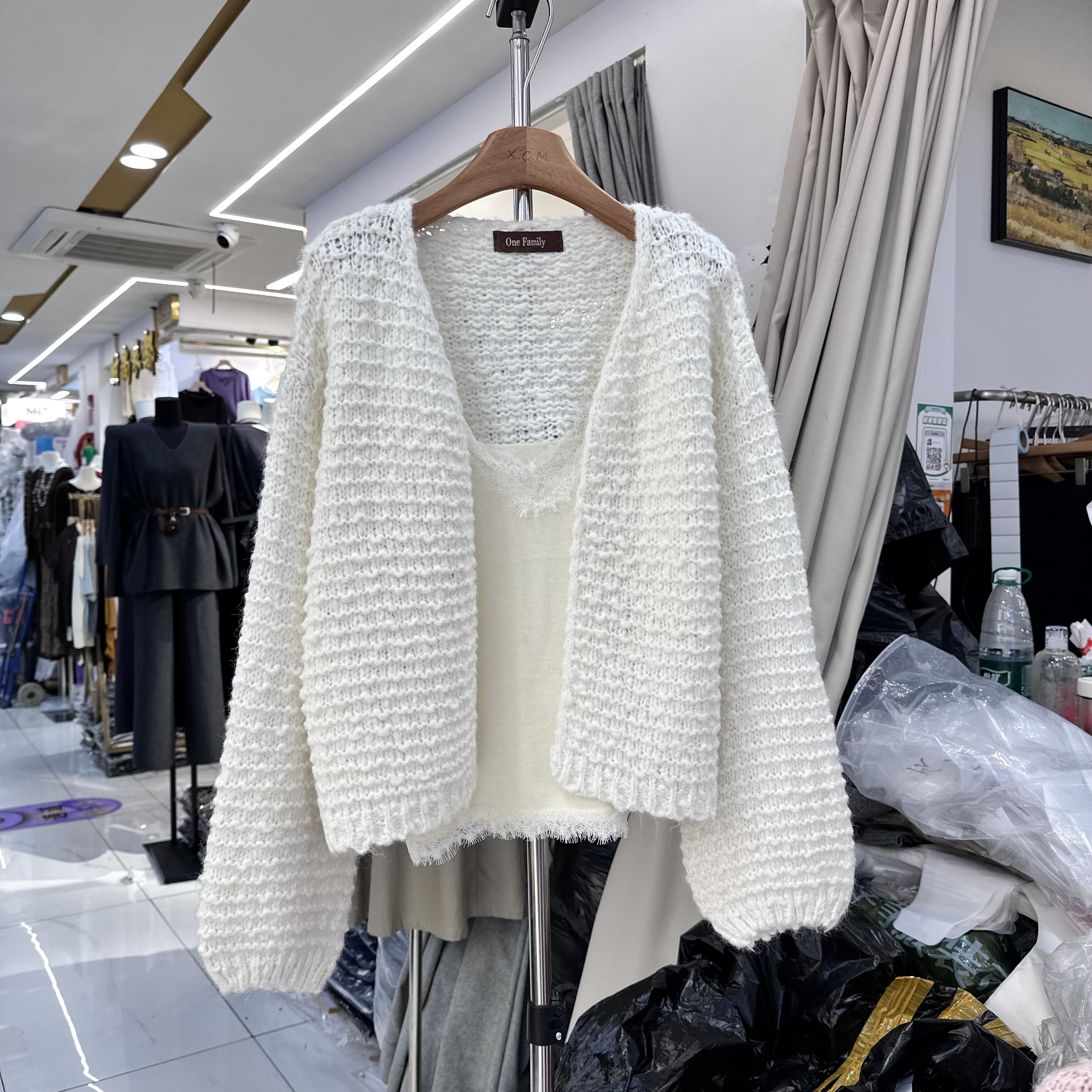 OneFaamiIy88117两件套毛衣