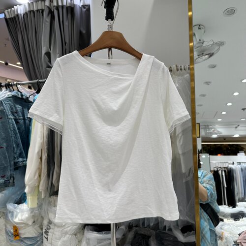 Miss.Q3359一字领上衣潮