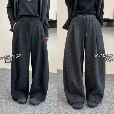 卡麦KAMAI67116加绒休闲裤