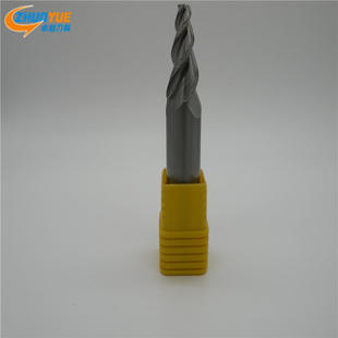 新品非标定制铝用3刃整体硬质合金钨钢锥度铣刀D4*30*D16*100L
