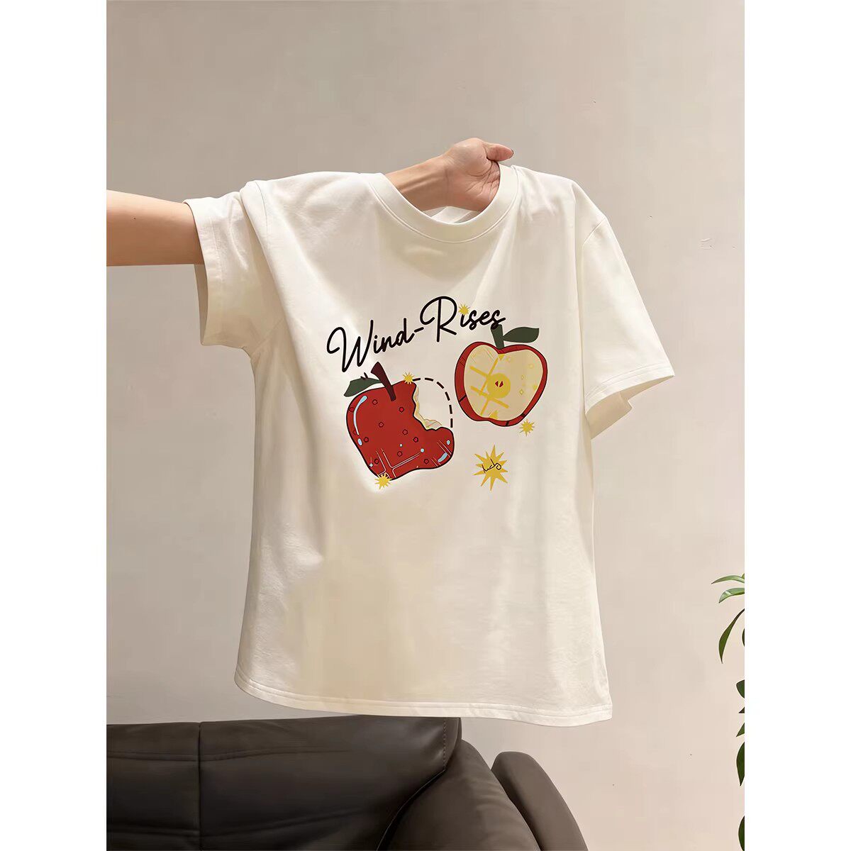 女童纯棉t恤2026夏季新款儿童宽松短袖T恤中大童休闲亲肤透气上衣