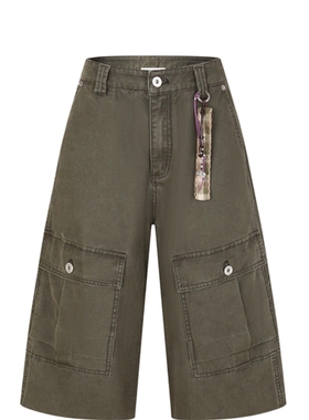 [新品]JOURNAL RECORD设计师品牌25早秋休闲工装中裤女